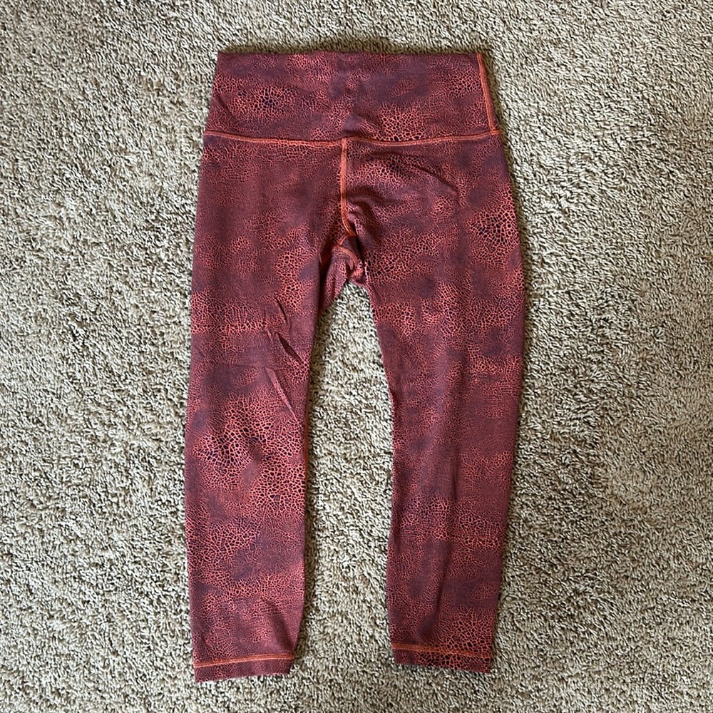 lululemon athletica Snake Skin Patterned Leggings